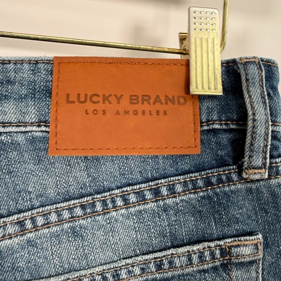 Lucky Brand The Cutoff Shorts Women's Blue Denim Frayed Button Fly - 0/25 NWT - Picture 4 of 11